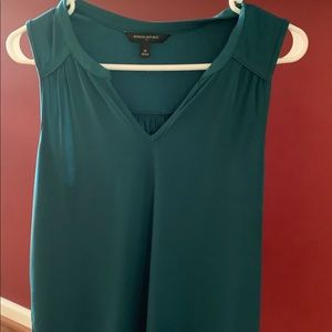 Versatile dark teal blouse!